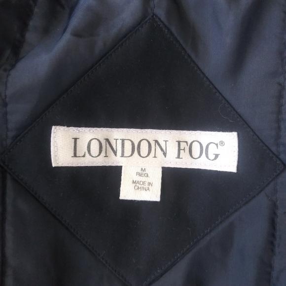 Vintage Black London Fog Coat Size Medium - Picture 13 of 16